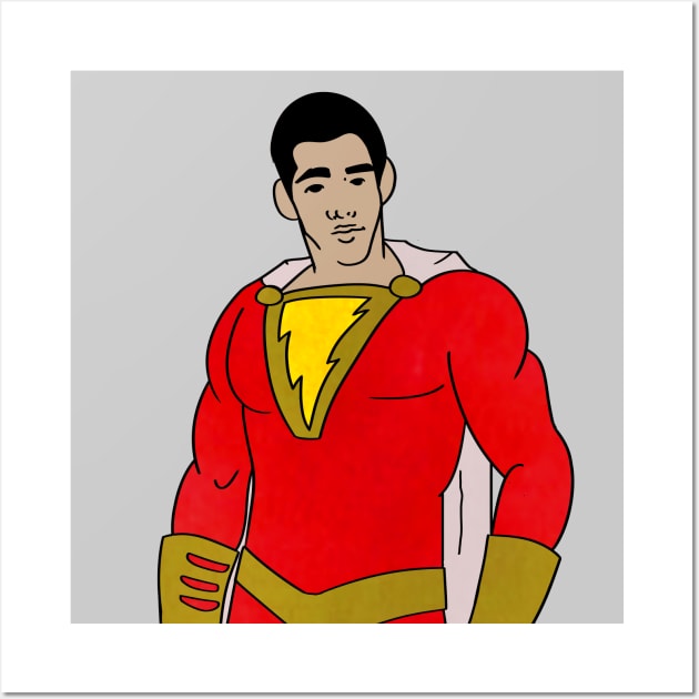 Shazam Wall Art by MACK20